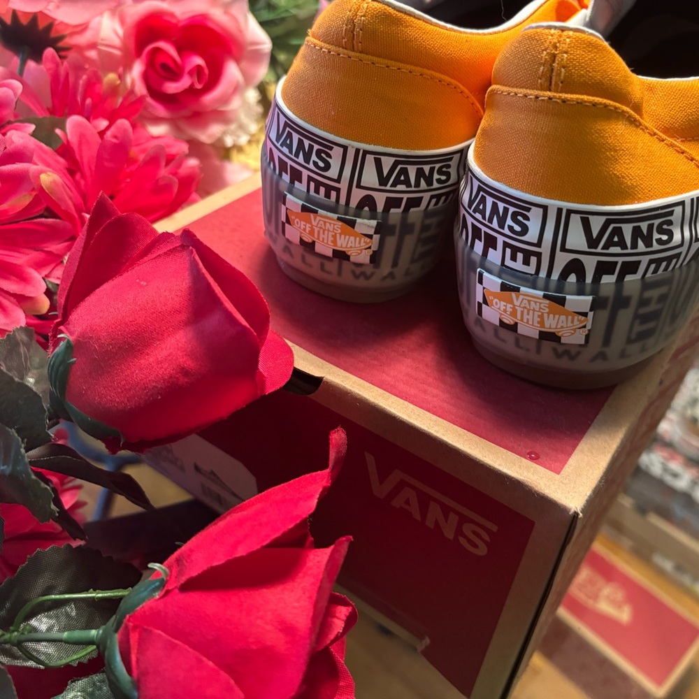 Vans Orange Slip-On Shoes - Picture 3 of 3